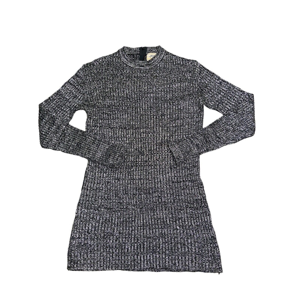 Vintage Long Sleeve Glitter Woman's‎ Dress Joyce Gray Size M